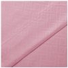 Sábanas Embossed  1.5 Plaza Microfibra Rosa