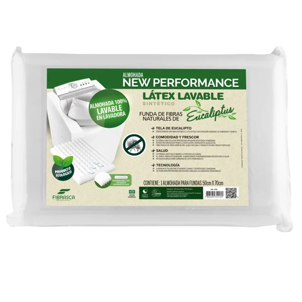 980040107088 Almohada Latex Eucalipto para funda 50cm x 70cm