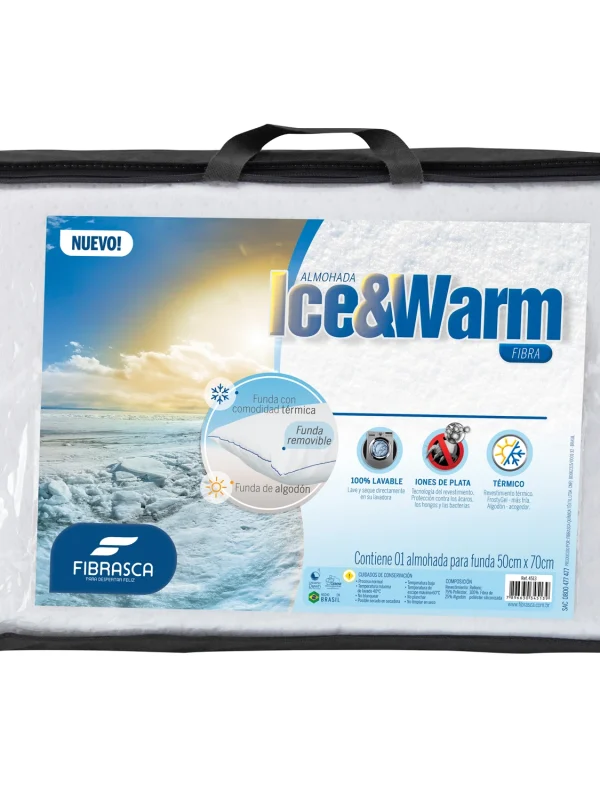 Almohada  Ice & Warm Fibra  para funda 50cm x 70cm