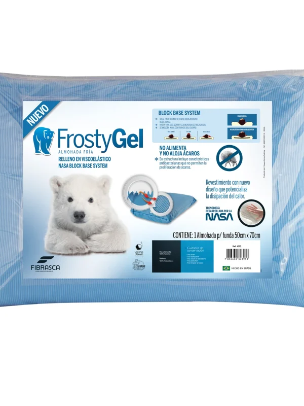 Almohada Extravisco Frotygel para funda 50 cm x 70cm