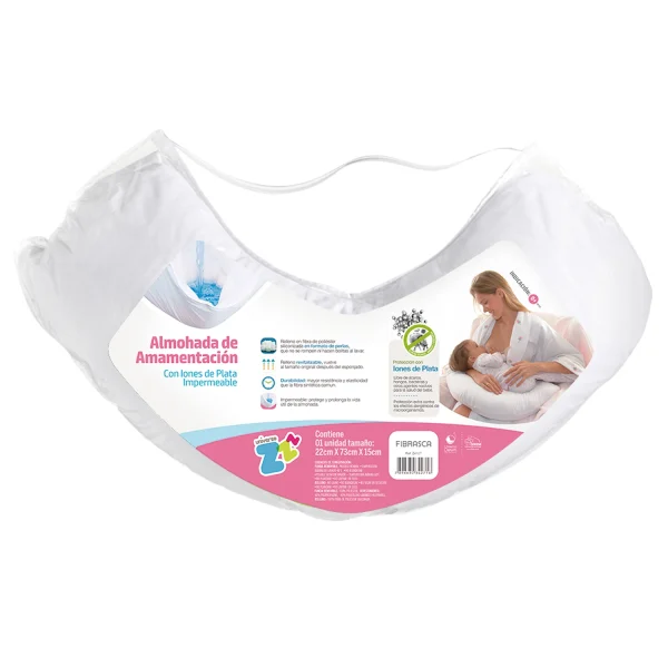 980040161091 Almohada de Lactancia Impermeable 73cm x 22cm x 15cm