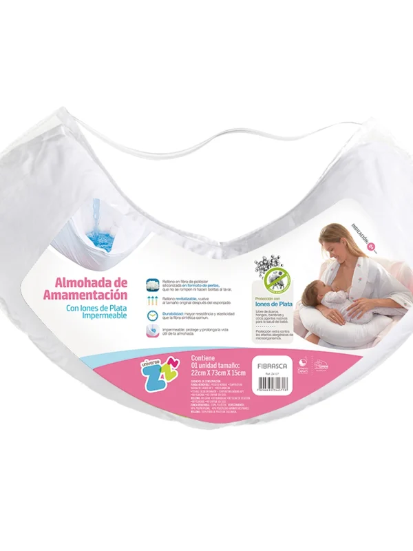 Almohada de Lactancia Impermeable 73cm  x 22cm x 15cm