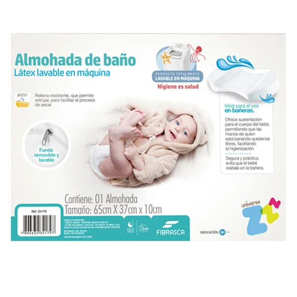 Almohada de Baño para Bebe  65cm x 37cm x 10cm  x 6cm
