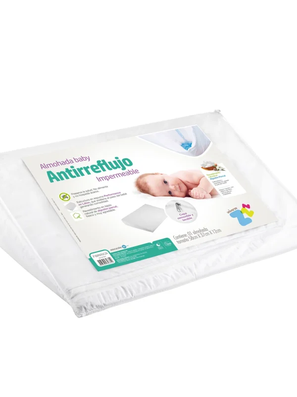 Almohada Antirreflujo Impermeable  58cm x 37cm x 12cm