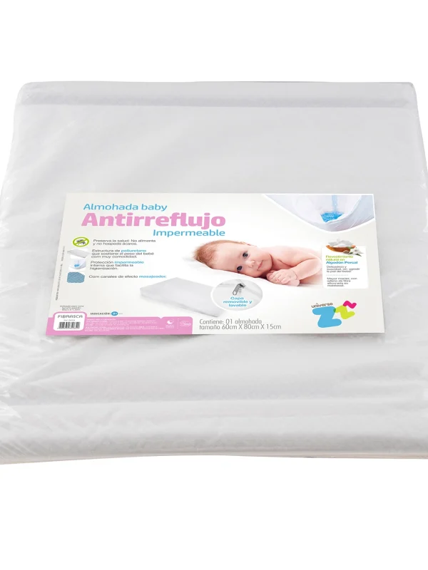 Almohada Antirreflujo Impermeable Grande 60cm x 80cm  x 15 cm