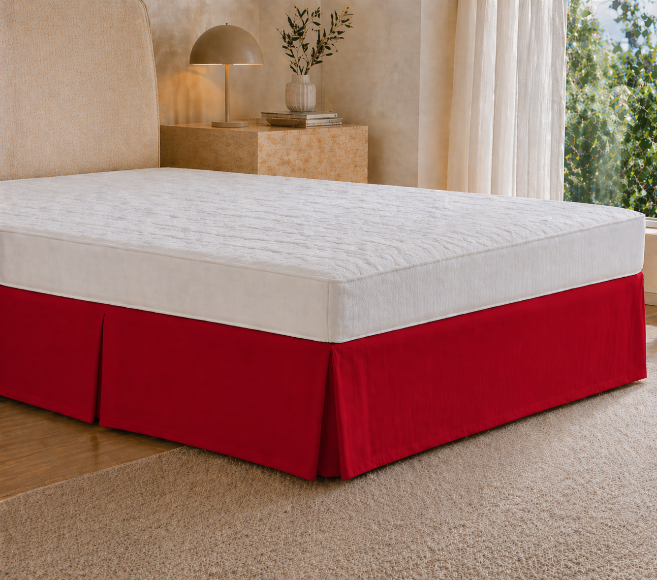 Faldón 1.0 Plaza 144 Hilos/MF Rojo Italiano
