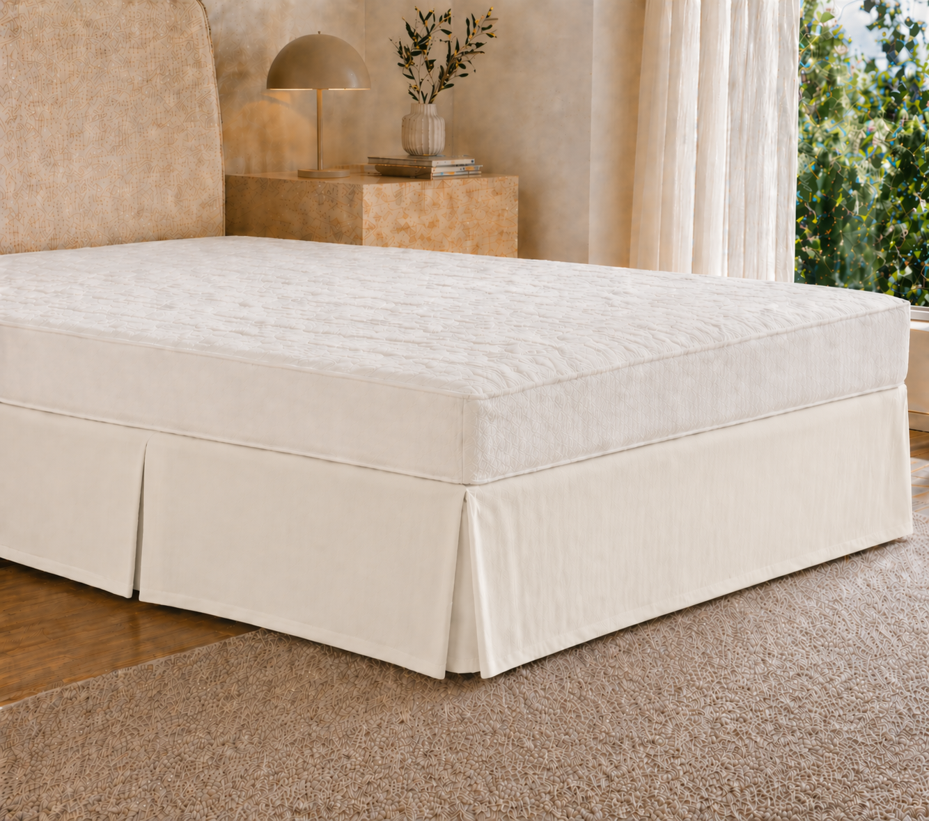 Faldón Súper King 144 Hilos/MF Ivory