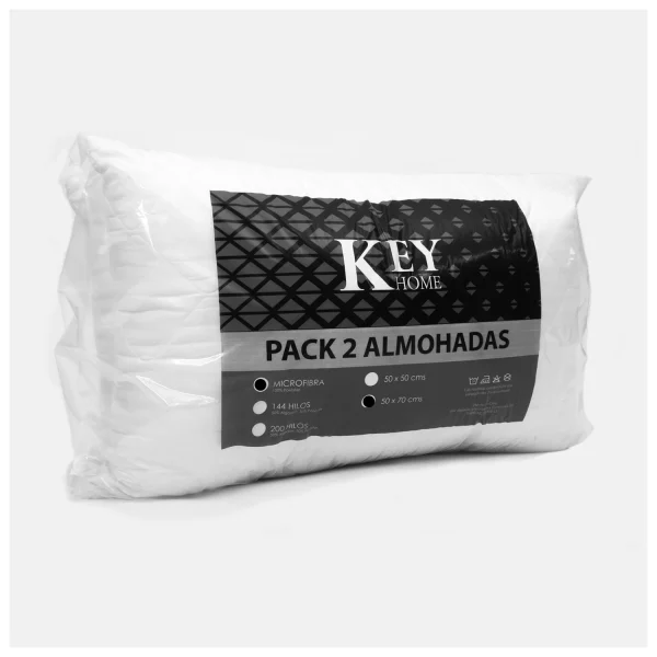 Pack de  Almohadas Blancas 50cm x 70cm