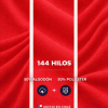 Sábanas 1.0 Plaza 144 Hilos Liso Rojo Italiano