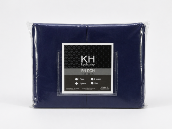 Faldón Súper King 144 Hilos/MF Azul