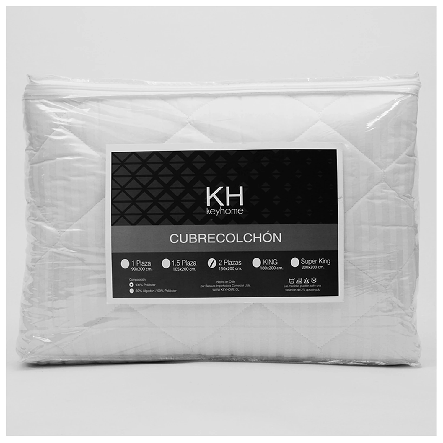 Cubre Colchón Ajustable King MF/TNT 90G - Imagen 4