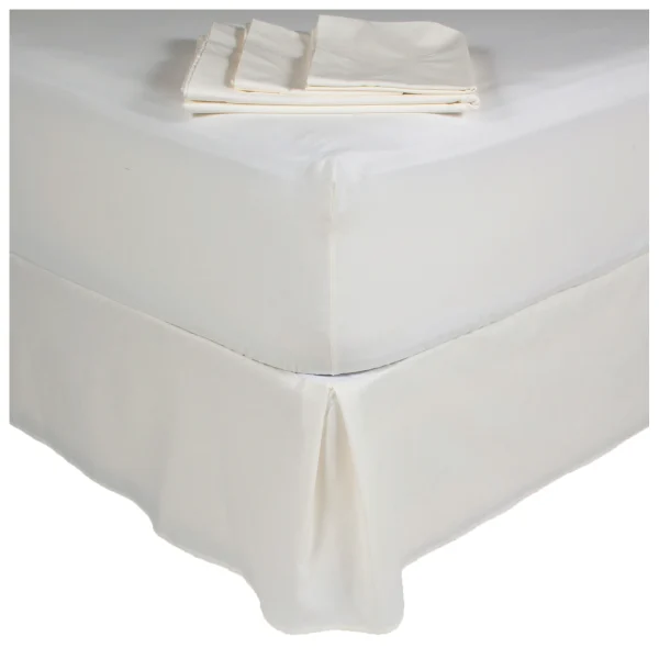 Sábana_ivori Sábanas 1.5 Plaza 144 Hilos Liso Ivory