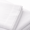 Detalle Sábanas 2.0 Plazas 200 Hilos Liso Blanco