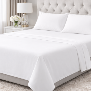 Sábanas 2.0 Plazas 200 Hilos Liso Blanco