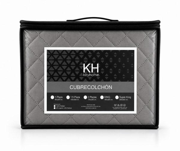 Envace Cubre Colchón Ajustable 2.0 Plazas MF/TNT 90G Gris