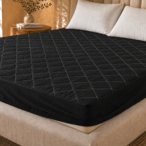 Cubre Colchón Ajustable King MF/TNT 90G Negro