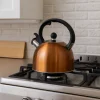 3 Tetera De Acero Inoxidable Capri 2,5 L Cobre