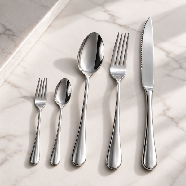 Set de Cubiertos de Acero Inoxidable 30 Piezas