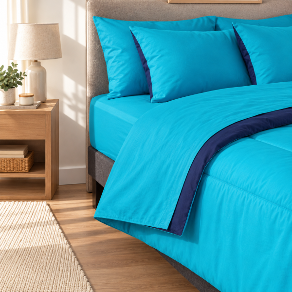 Plumón Bicolor Keyhome Azul / Calipso 2 Plaza